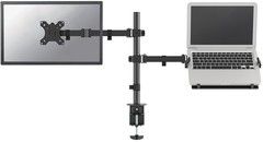 Neomounts Desk Mount Screen ja Notebook Desk