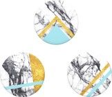 PopSockets Mini Grip 3-pack - Marble glam