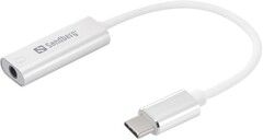 Sandberg USB-C - 3,5 mm:n nisovitin