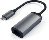 Satechi USB-C to Gigabit Ethernet Adapter - Harmaa