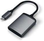 Satechi USB-C UHS-II MicroSD/SD Card Reader - Harmaa