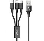SIGN 3-in-1 USB-A-kaapeli