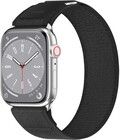SwitchEasy Flex Woven Nylon Loop (Watch 49/46/45/44/42mm) - Musta