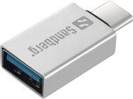 Sandberg Vaurioitunut pakkaus: USB-C - USB-A Dongle