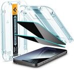 Rikkoutunut pakkaus: Spigen Glas.tR EZ Fit Privacy (iPhone 15 Pro Max)