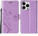 Trolsk Imprint Flower Wallet (iPhone 16 Pro)