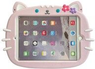 Trolsk Kids Case hihnalla - Pink Cat (iPad 9,7)