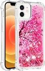 Trolsk Liquid Glitter -kotelo - vaaleanpunainen (iPhone 12/12 Pro)
