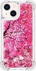 Trolsk Liquid Glitter -kotelo - vaaleanpunainen (iPhone 13)
