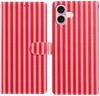 Trolsk Striped Wallet Case (iPhone 16)