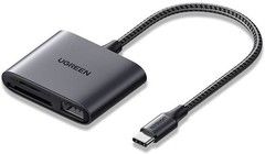 Ugreen CM387 USB-C-kortinlukija + USB-A