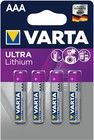 Varta Ultra Lithium AAA / LR03 - 4 kpl