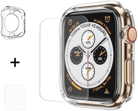 Hat Prince Clear Case + Screen Protector (Apple Watch 4 44 mm)