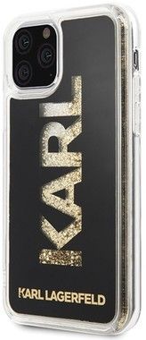Karl Lagerfeld Hard Logo Case with Glitter (iPhone 11 Pro)