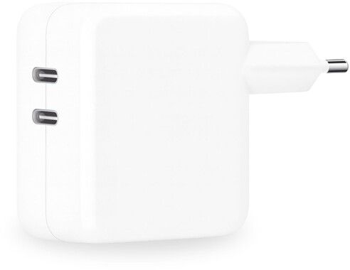 Apple 35W USB-C-str�madapter med Tv� Portar