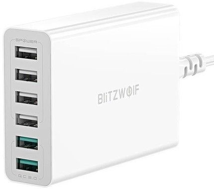 BlitzWolf 60W QC3.0 6-Ports Charger Adapter