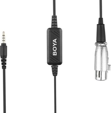 Boya BY-BCA6 Mikrofonadapter XLR - 3,5mm