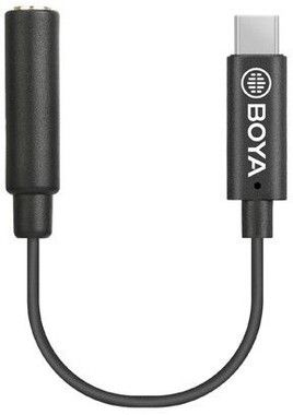 Boya BY-K4 Adapter 3,5mm till USB-C