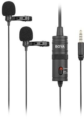 Boya Dual Omni Directional Lavalier Mic