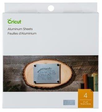 Cricut Aluminum Sheets 10 x 10 cm 4-pack