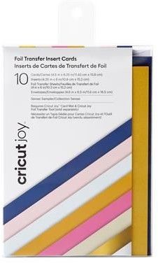 Cricut Joy Foil Transfer Insert Cards 10-pack