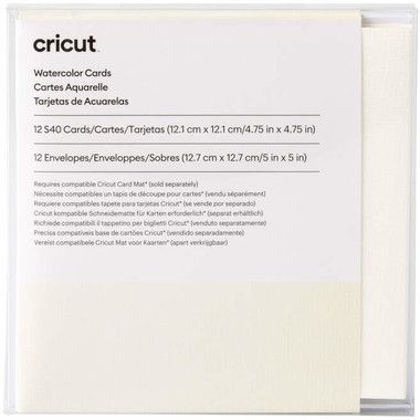 Cricut Watercolor Cards S40 12-pack
