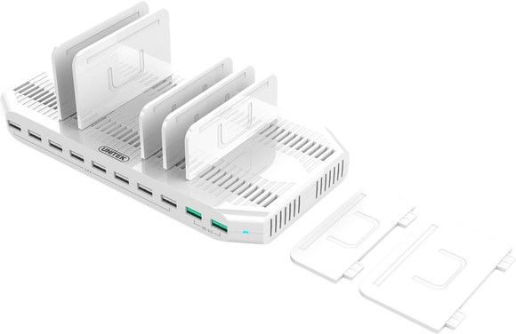 Unitek 10-port USB Smart Charging Station 96W