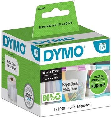 Dymo Removable Labels (1000st)