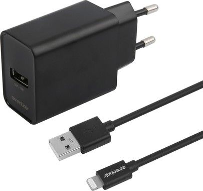 Essentials 12W Wall Charger with Cable