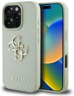 Guess Grained 4G Logo Case (iPhone 16 Pro Max)