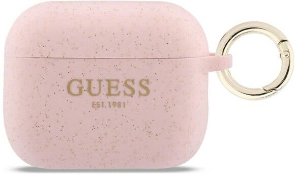 Guess Silicone Glitter Case (AirPods Pro 3)