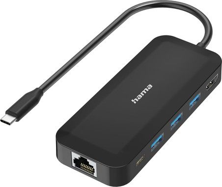 Hama USB-C Multihubb 6x Portar 