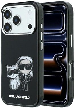 Karl Lagerfeld IML Karl & Choupette Body Sketch MagSafe (iPhone 17 Pro/18 Pro)