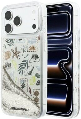 Karl Lagerfeld Liquid Glitter Beach Case (iPhone 17 Pro Max/18 Pro Max)