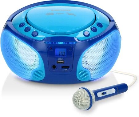 Lenco Karaoke Radio with Microphone & Light Effects