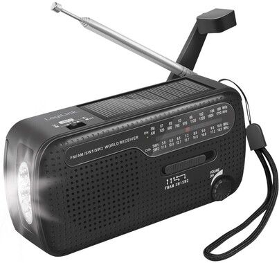 LogiLink Emergency Hand Crank Radio