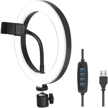 LogiLink Ring Light 20cm for Smartphone