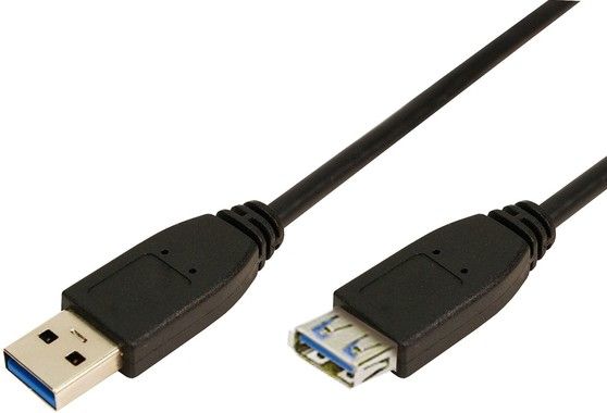LogiLink USB-A 3.0 Frlngningskabel - 3 meter