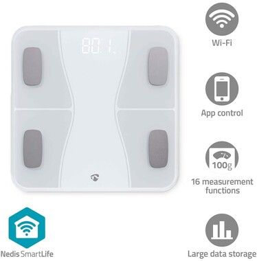 Nedis SmartLife Bluetooth Smart Personal Scale