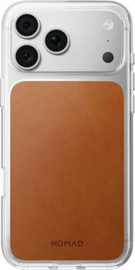 Nomad Clear Horween Leather Case (iPhone 17 Pro Max/18 Pro Max)