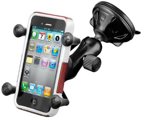 RAM Mount - Flexibel hllare (X-Grip) med sugkoppsmontering (iPhone)