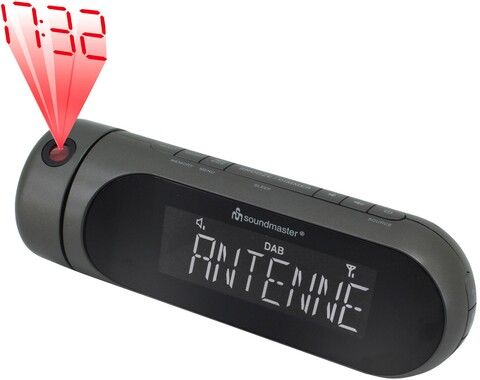 Soundmaster Klockradio med Projektion DAB+/FM