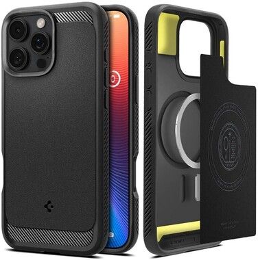 Spigen Rugged Armor MagFit (iPhone 16 Pro)