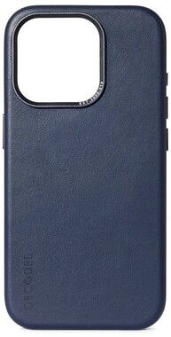 Trasig frpackning: Decoded Leather Back Cover MagSafe (iPhone 15 Pro) - Bl