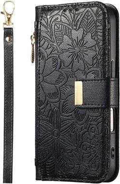 Trolsk Blommigt Pl�nboksfodral (iPhone 15 Plus/14 Plus)