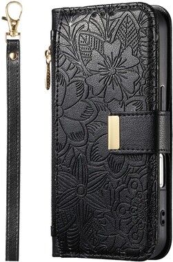 Trolsk Blommigt Pl�nboksfodral (iPhone 16 Plus)