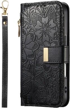 Trolsk Blommigt Pl�nboksfodral (iPhone 17 Pro Max)