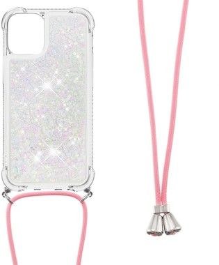 Trolsk Glitter Case with Necklace (iPhone 13)