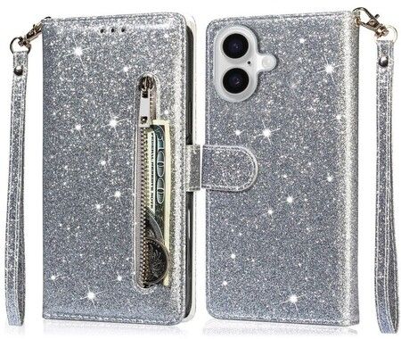 Trolsk Glitter Wallet (iPhone 16)