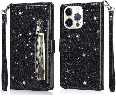 Trolsk Glitter Wallet (iPhone 16 Pro Max)